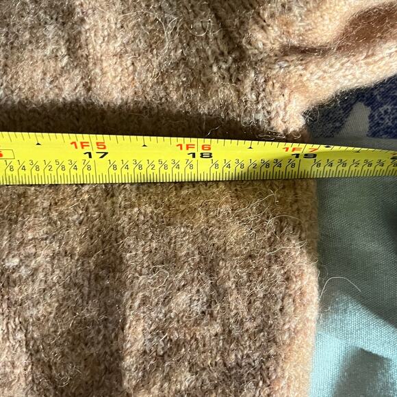 J. Crew Women's Tan Supersoft Rollneck Sweater Boxy Cropped Fit Size Small - Picture 4 of 7